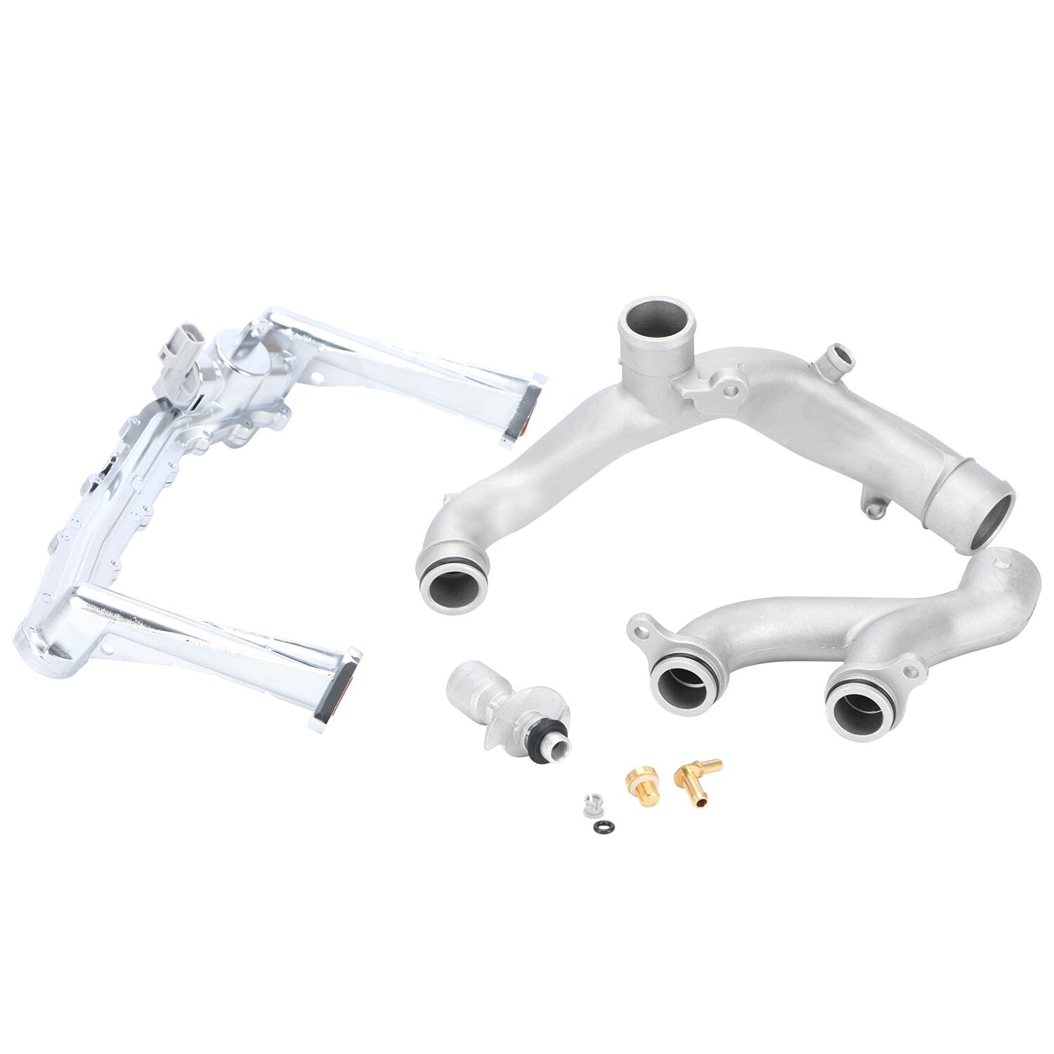 for Jaguar for Land Rover 3.0L 5.0L Oil cool New Upgraded Metal Coolant Outlet Pipes