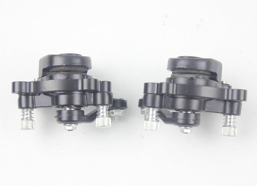 Black Front Rear Disc Brake Calipers for Mini 43cc 49CC Scooter Pocket Pit Bike Quad