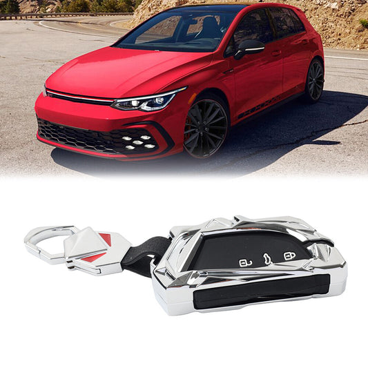 3 Button Key Shell Cover Fob Silver for VW Polo ID.3 Atlas for Seat Leon for Cupra Born Q