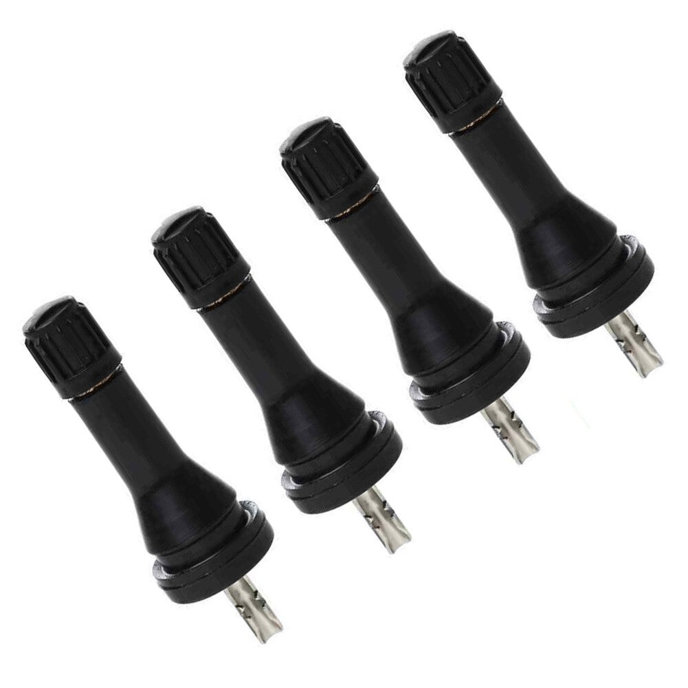 Valve Stems Tyre Stem TPMS Tyre Pressure Sensor Valve Black Caring Snap In