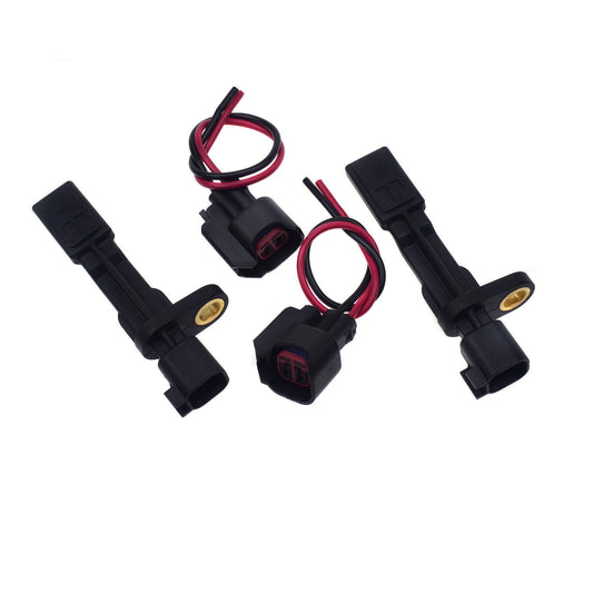 4 wheel speed sensors with plugs, rear LH right grip for Jeep for Wrangler JK Liberty for Dodge