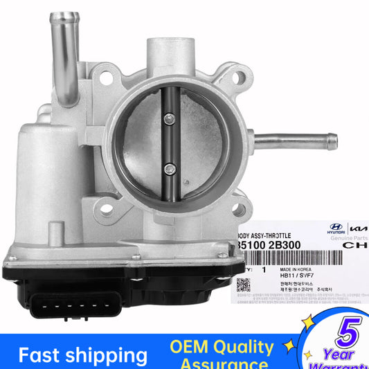 351002B300 throttle body kit suitable for Accent for Veloster Rio Soul 1.6L (2012-2019).