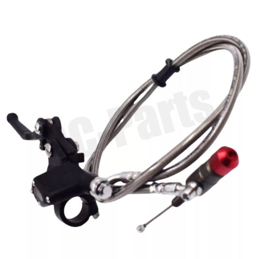 7/8-inch motorcycle hydraulic clutch brake pump master cylinder lever kit aluminum Q