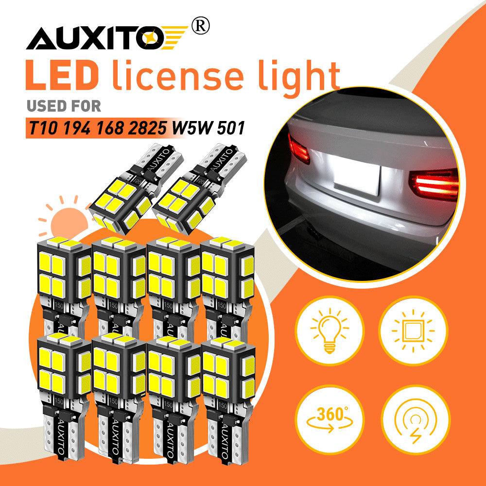 10* AUXITO 194 t10 LED Canbus high-current white light 168 2825 W5W Q