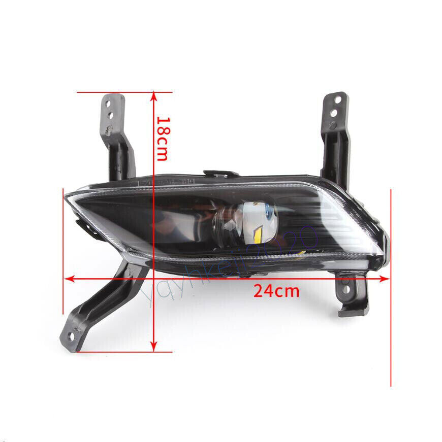 LED Fog Light for Hyundai Santa Fe 2019 2020 Lamp Bulb W/ Relay Harness Switch n