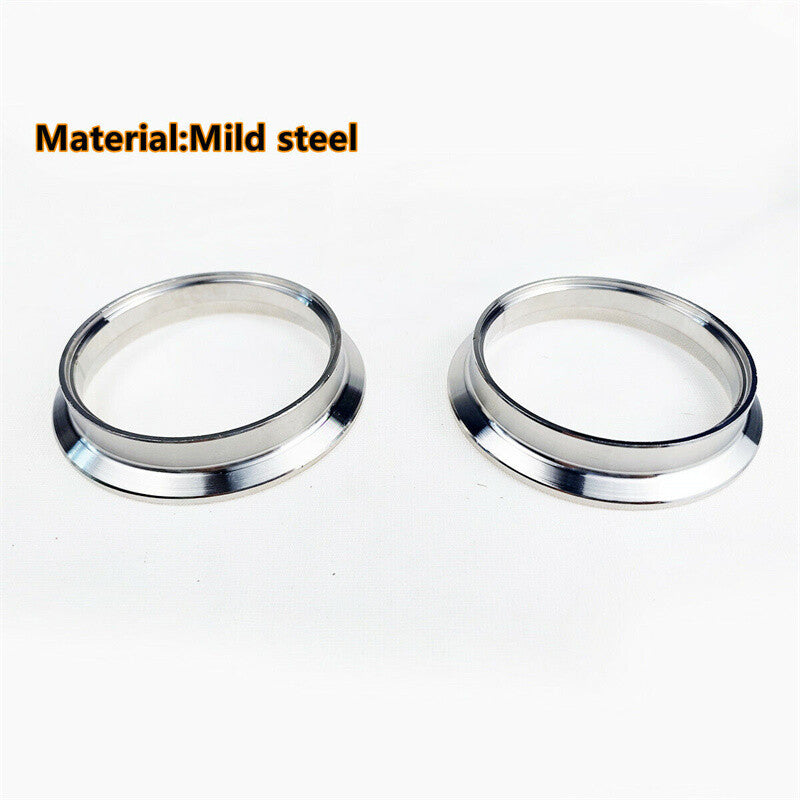 2.5 inch Stainless Steel V-Band Clamp Mild Steel Flange for Exhaust Downpipe