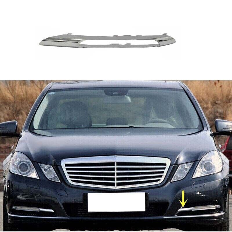 Left Side Front Fog Light Chrome Trim Bezel Cover for Mercedes W212 E 2010-2013