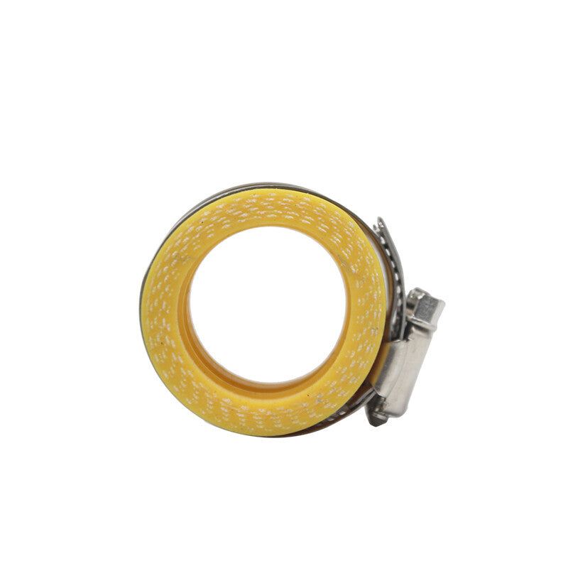 Yellow motorcycle carburetor rubber adapter 35 mm intake manifold suitable for Carb Q
