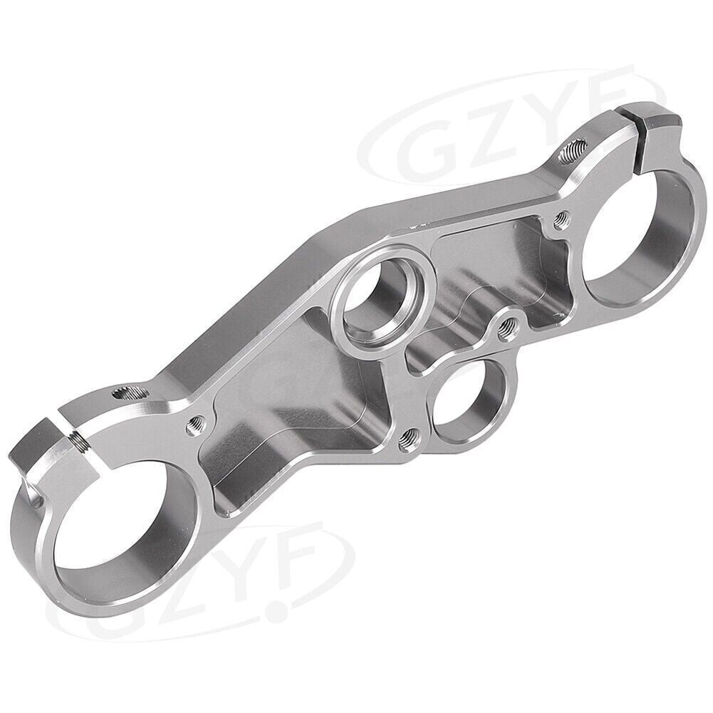 Gray Upper Front Triple Tree End Top Clamp for Suzuki GSXR600 750 GSXR1000 Q