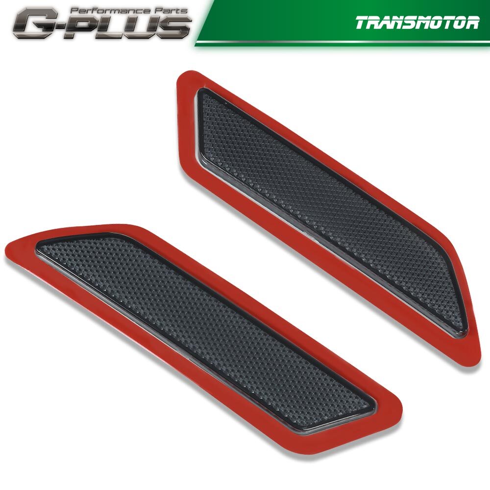 2 Pack Fits 12-15 for F30 F31 3 328i 335i Smoked Front Bumper Reflector - v