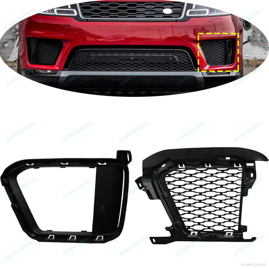Front Bumper Vent Cover Grille r for Range Rover Sport L494 2018-2021,Left,2PCS Q