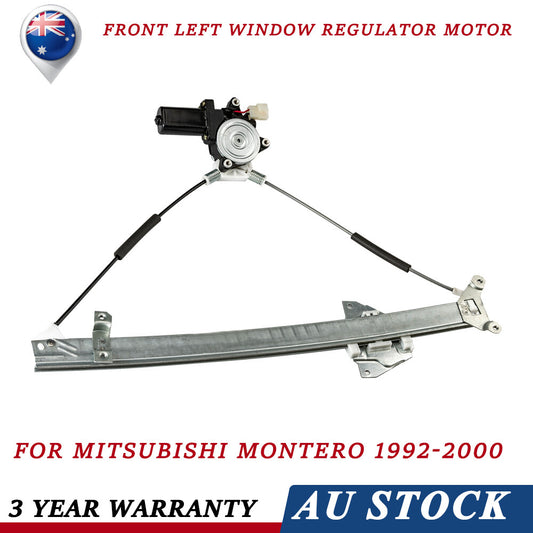 Power Window Regulator Front Left W/ Motor for Mitsubishi Montero 1992-2000 AU Q