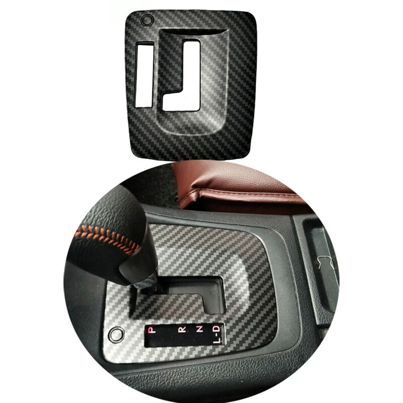 Matt Carbon Fiber Center Console Gear Shift Panel for Subaru Forester 2014-18 1x