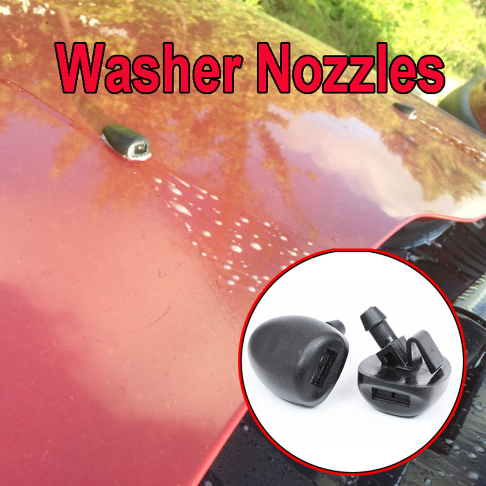 2X Spray Nozzle Washer Nozzles Windscreen Washer Nozzles for Peugeot 206 407 for Citroen C5 C2 Q