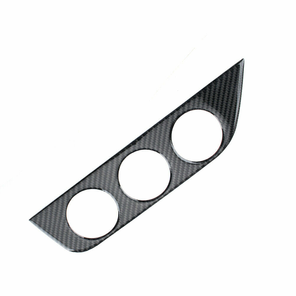 Carbon Fiber AC Switch Panel Trim Cover Fit for Toyota for Corolla 2014-18