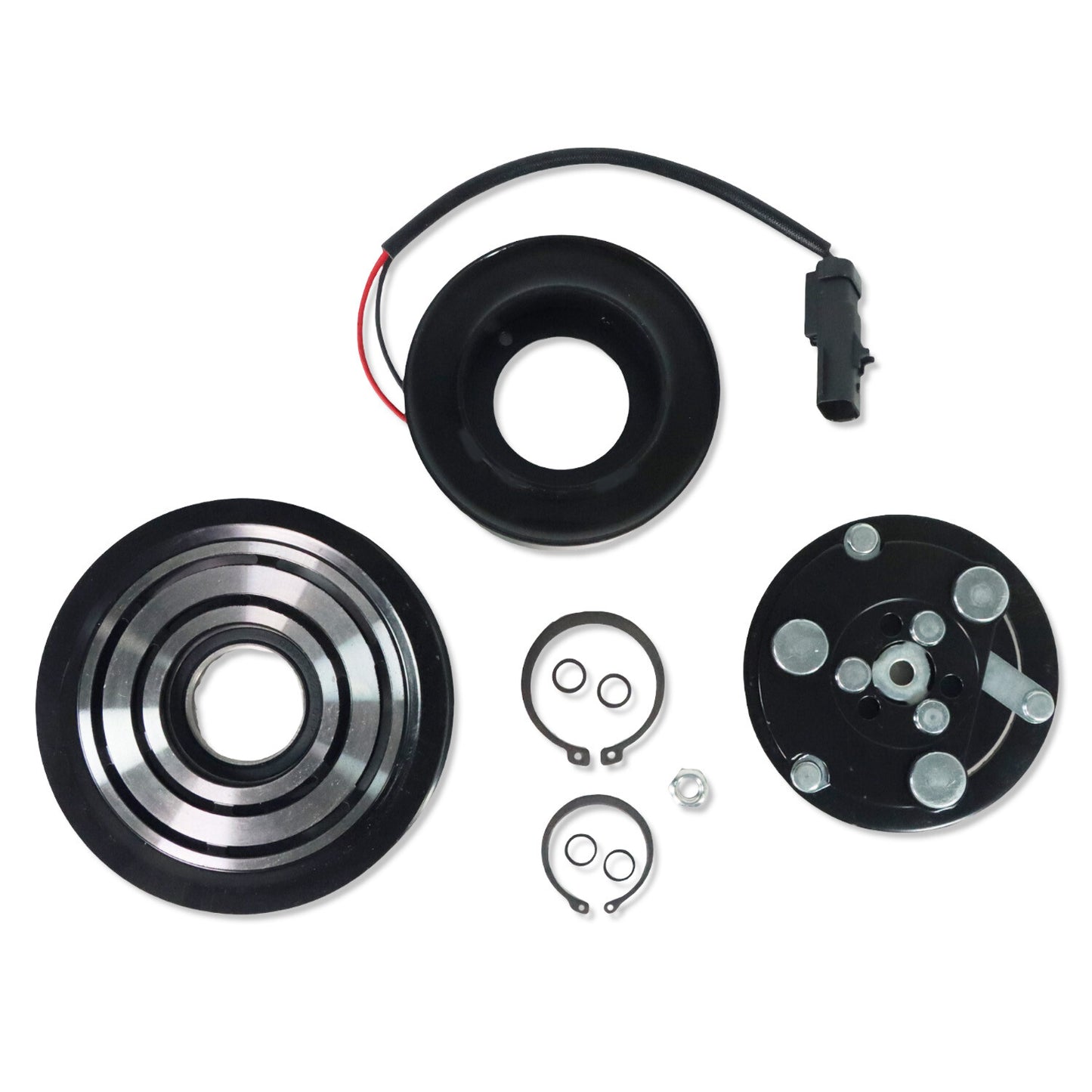 For 1994 - 2001 for Dodge for Ram 1500 3.9L 5.2L AC Compressor Clutch Kit Pulley Coil