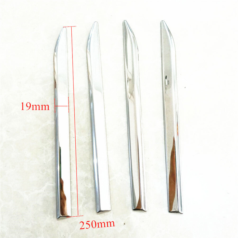 Car Front Side Fender Cover Sticker Trims 3D Dagger Emblem Design Rustproof 4Pcs