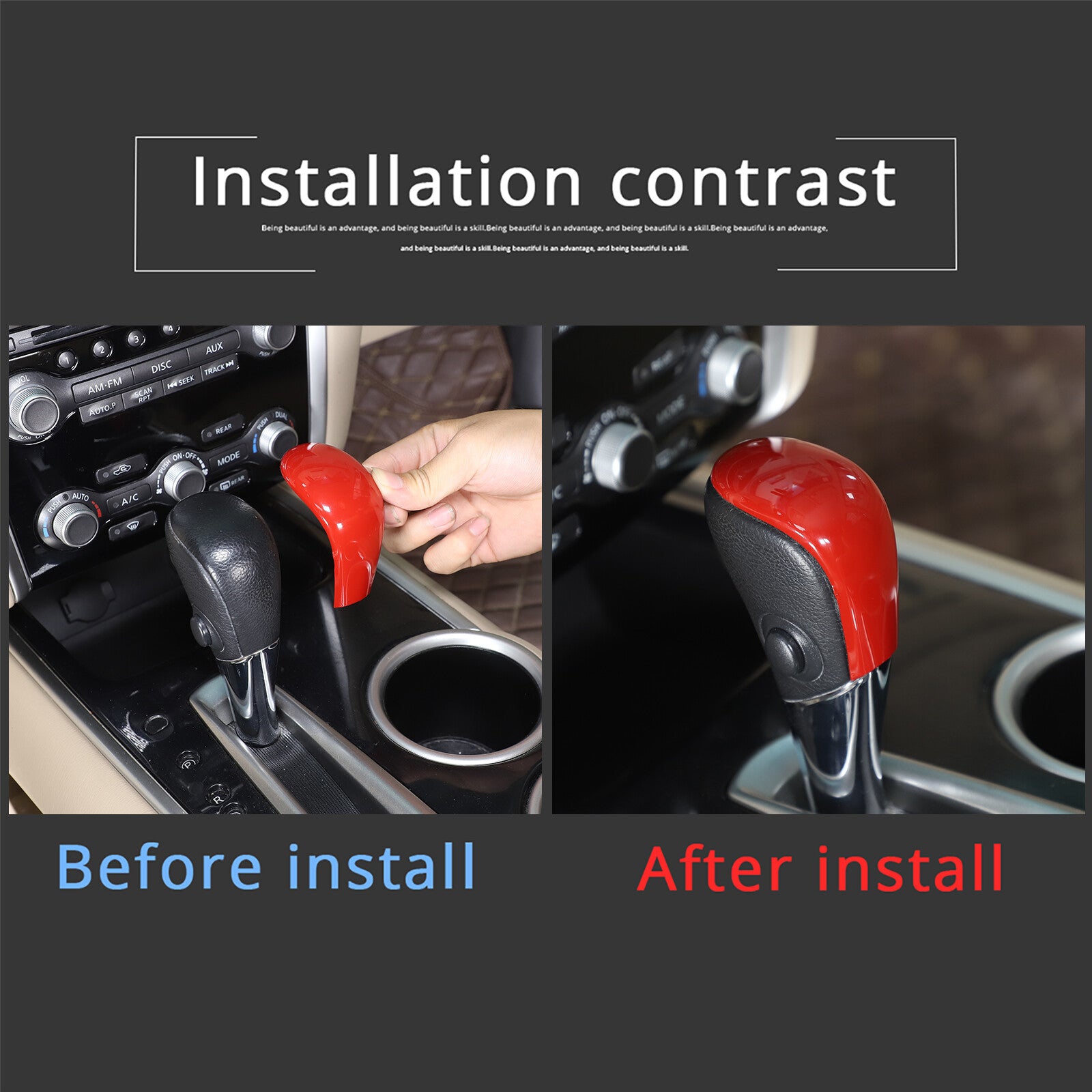 Red Carbon Inner Door Kick Plate Cover Trim Sticker for Corvette C8 2020-23- v