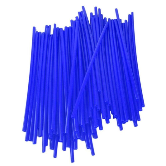 72pcs Deep Blue Wheel Spoke Wraps Rim Covers Skins for Dirt Bikes Motorcycle New n