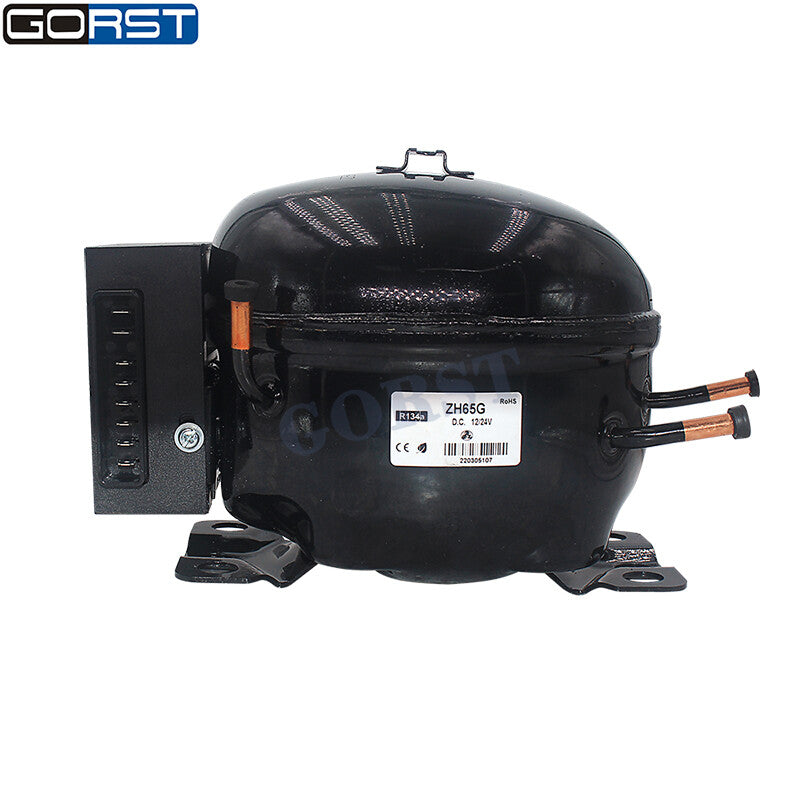 12V 24V DC Car Refrigeration Air Compressor Fridge Freezer Marine R134a ZH65G v