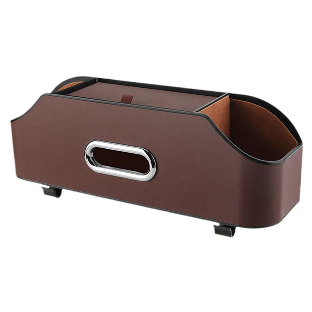 Back for Seat Organizer Interior Accessories Car Storage Bag Water Cup Holder Brown