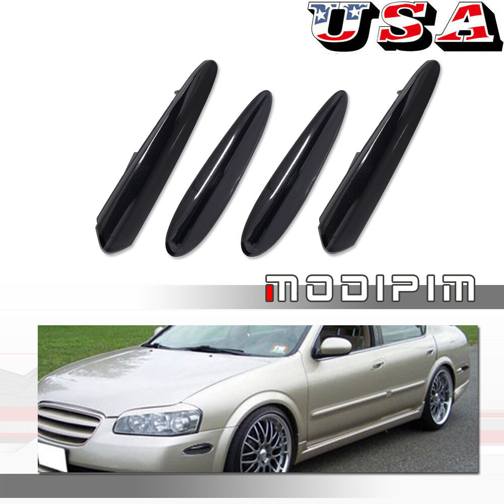 4-piece set of front and rear bumper side marker light housing kit suitable for Maxima 00-03- v