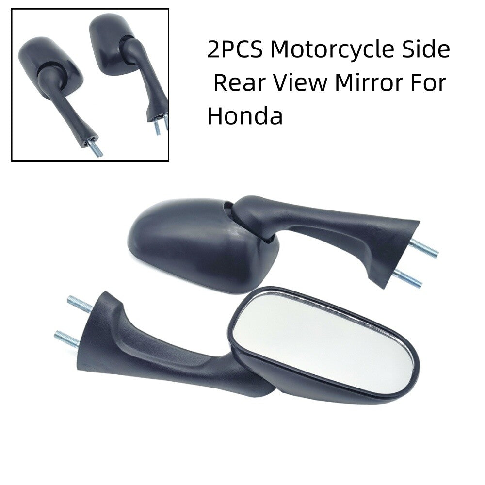 2PCS Motorcycle Side Rear View Mirror for Honda CBR250RR MC19 1988-1989 400 NC35