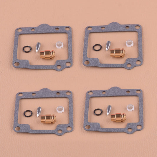 4 Sets Carb Carburetor Repair Rebuild Kit Fit for Suzuki GS550L GSX400 GSX750 Q