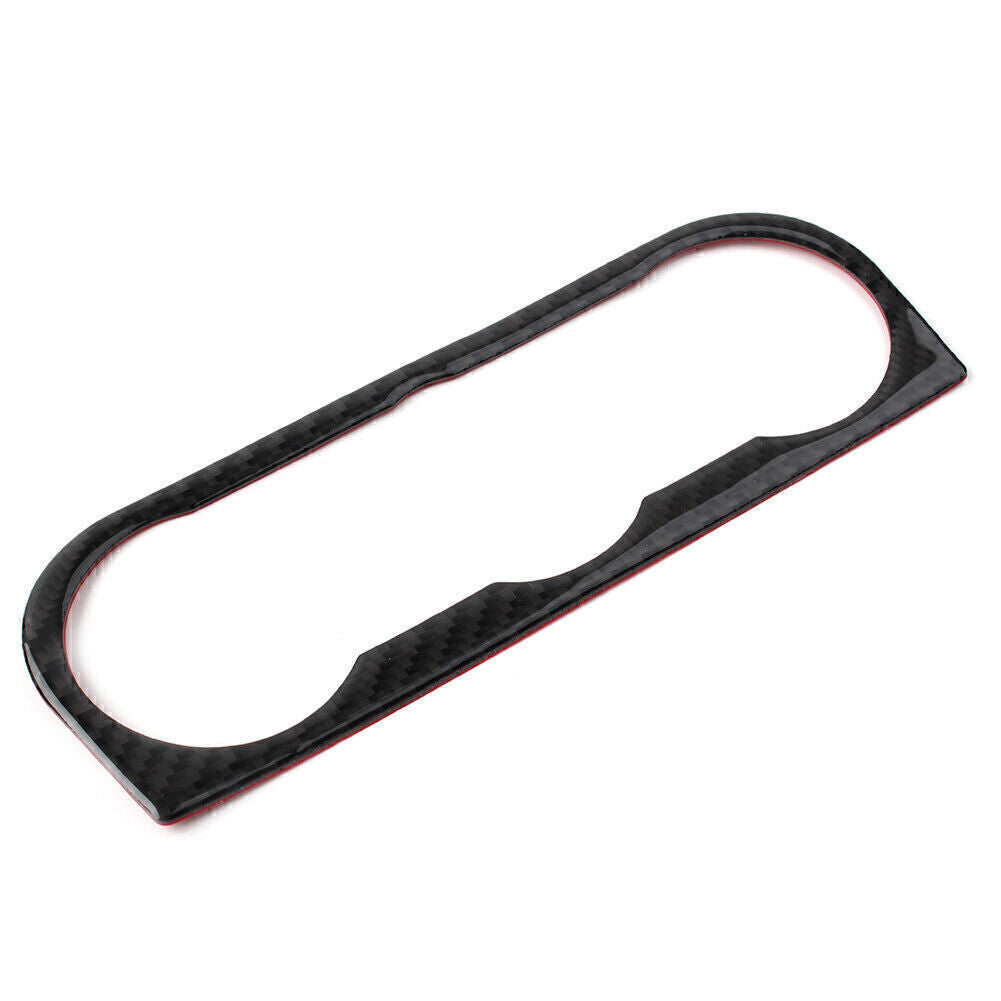 Carbon Fiber Console AC Switch Panel Trim Cover for Subaru Forester 2013 2014-18