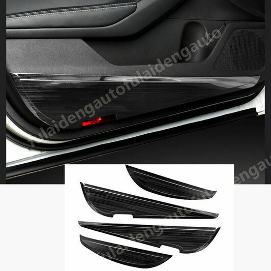 for Nissan Altima 19-22 Black titanium Inner Door Anti-Kick Panel Cover Trim 4x