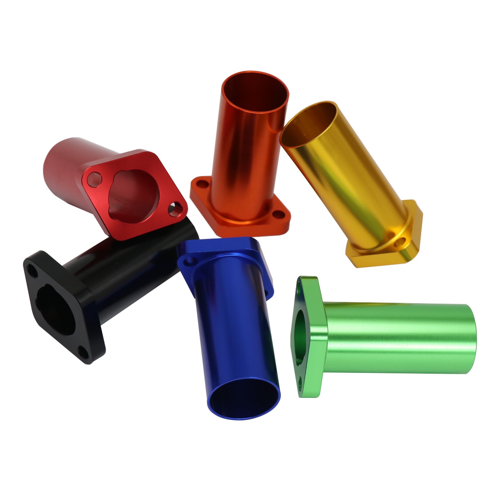 Motorcycle carburetor intake manifold starter adapter for VM24mm carbide Q