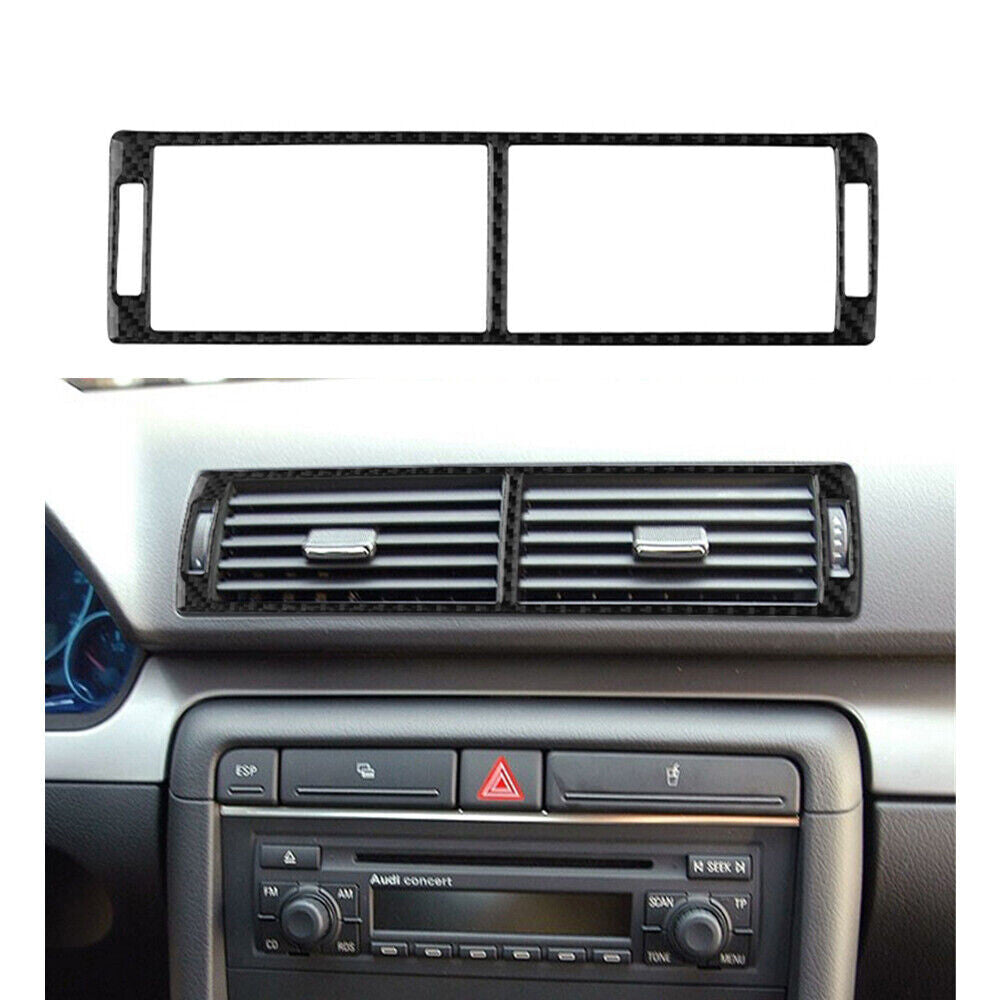 4X Carbon Fiber Center Console Frame Cover Trim for Chrysler 200 2015-2017 v