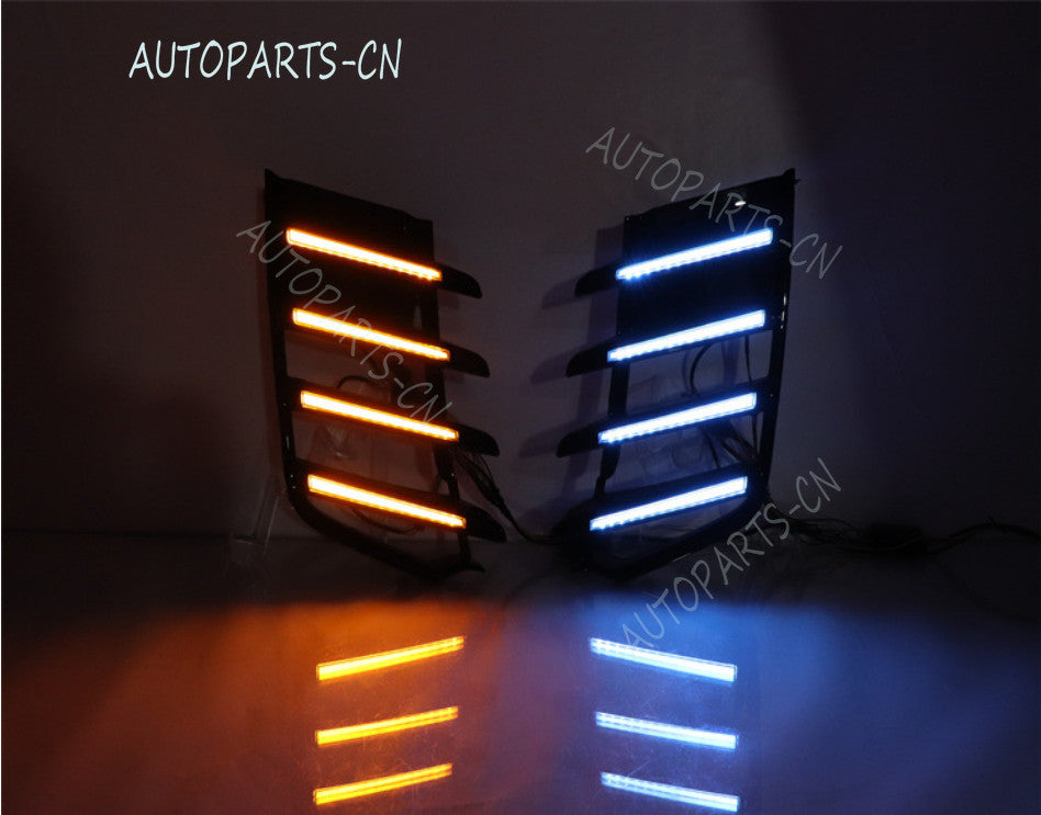 for Land Cruiser LC300 2022-2023 LED Front Grille Sides Grill lamp Trim n
