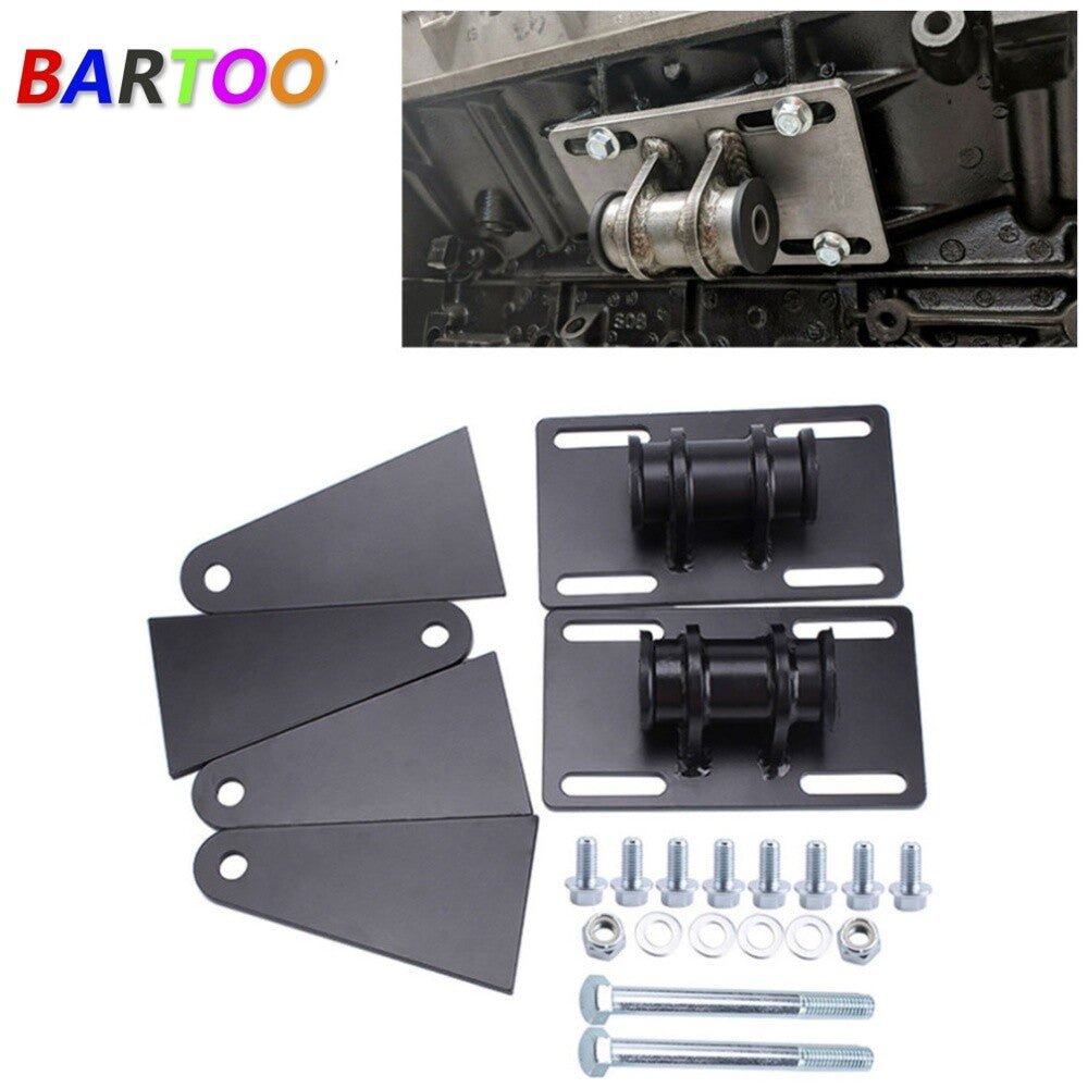 for LS Swap Conversion 5.3 Universal Adjustable Swap Mounts Weldable Cut Q