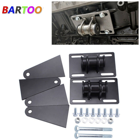 for LS Swap Conversion 5.3 Universal Adjustable Swap Mounts Weldable Cut Q