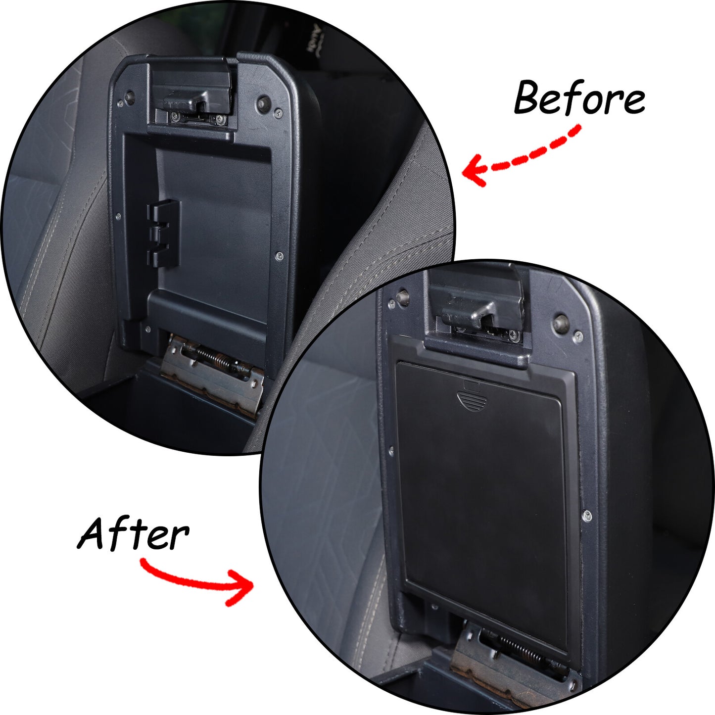 Matte Black Side Instrument Air Socket Frame Trim for Tundr@ Sequoi@ 2022 - 2023- v