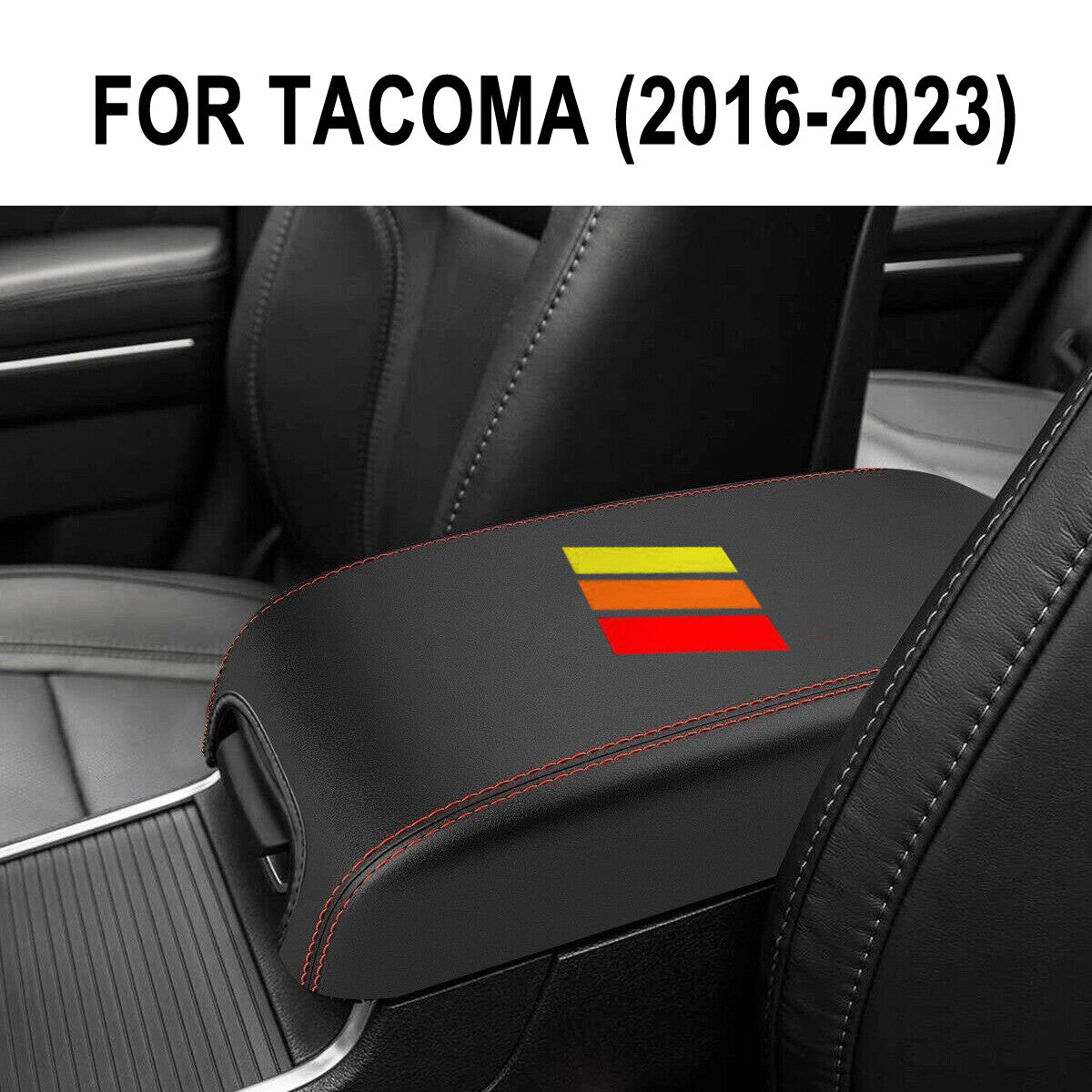 Suitable for 2016-2023 Tacoma TRD pickup leather center console cover and armrest cover. n