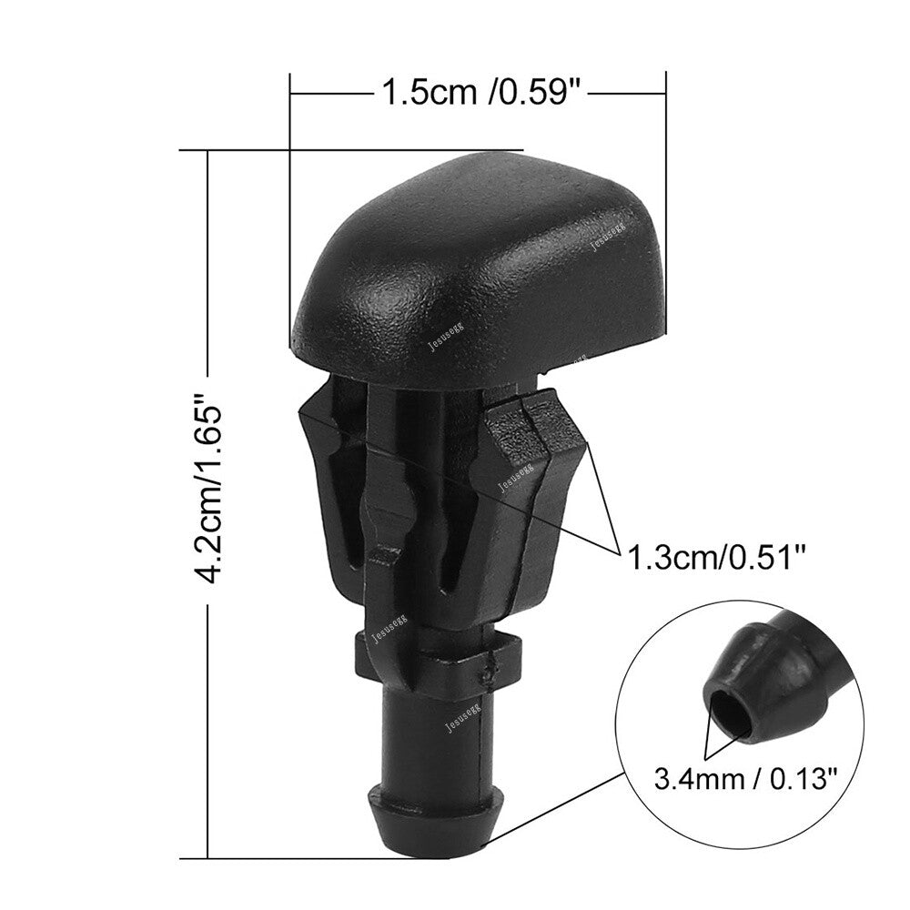 Car Windshield Wiper Water Spray Jet Washer Nozzle for Nissan 04-15 TITAN ARMADA