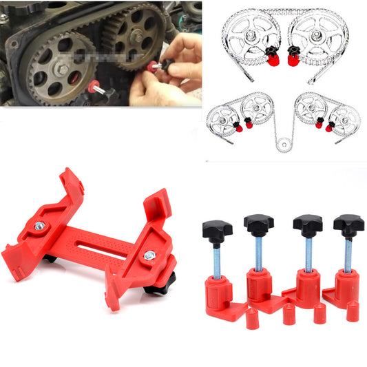 5pc Car Dual Cam Clamp Camshaft Timing Sprocket Gear Locking Tool Gear Fixed Kit