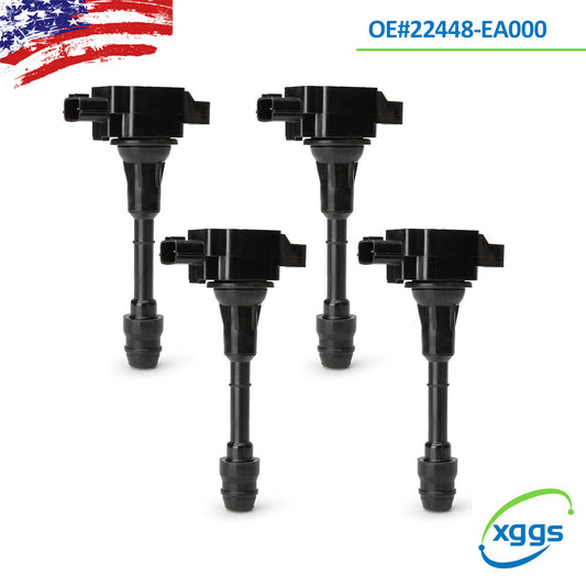 4PCS for NISSAN FRONTIER 06-07 NP300 10-11 PICKUP 2010 22448-EA000 Ignition Coil