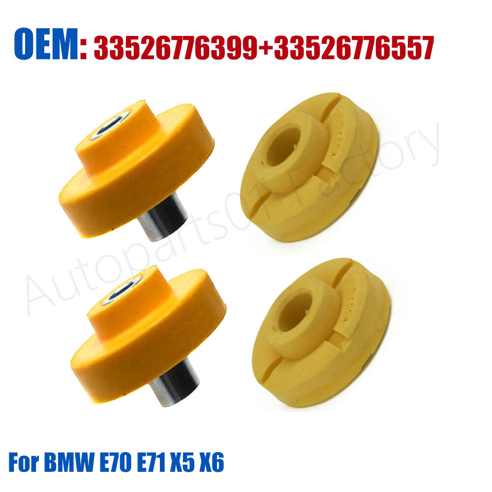 Rear Strut Mount Support Lower Upper LH RH Section 4Pcs for BMW E70 E71 X5 X6
