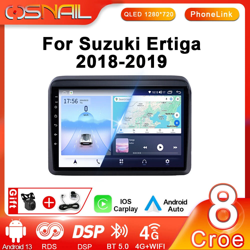 for Suzuki Ertiga 2018-2019 Android Auto CarPlay Car Radio GPS Multimedia Screen