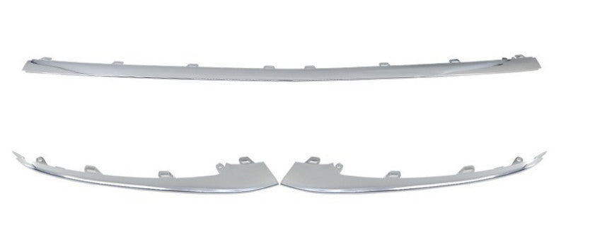 For W222 S450/560 2019-2020 Chrome Front Bumper Moulding Trim 3P B n