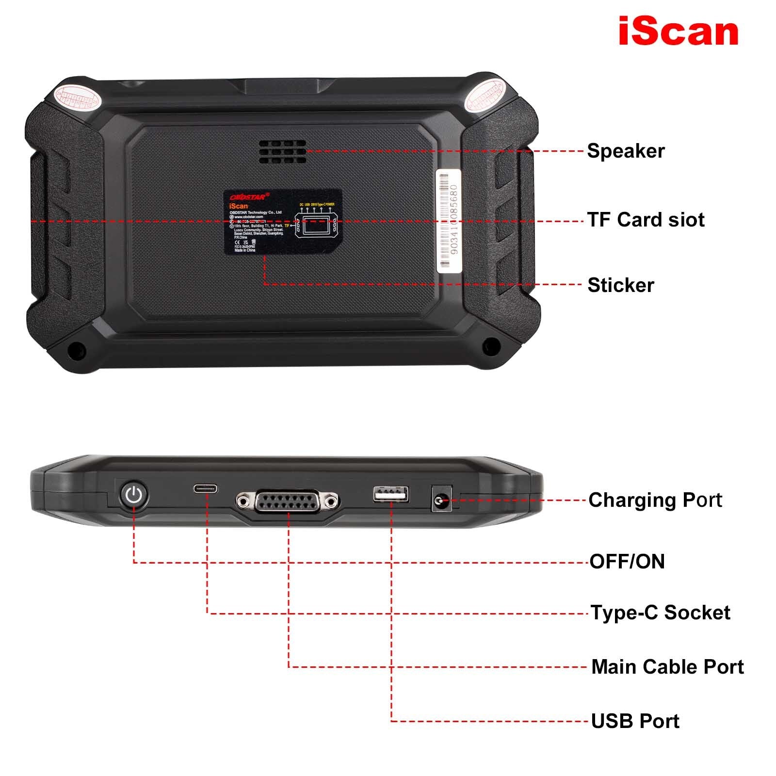 OBDSTAR iScan for Guzzi Motorcycle Diagnostic Scanner code clearing