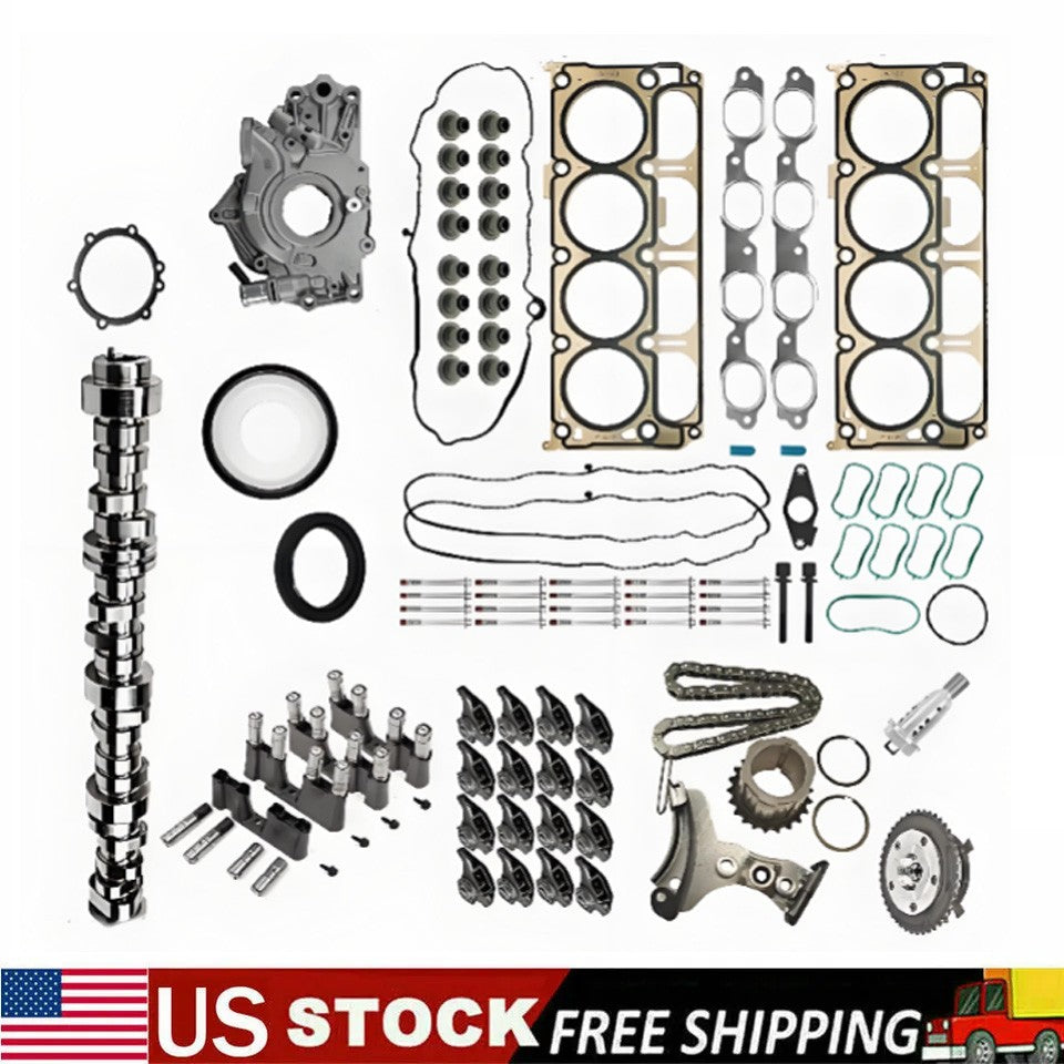 AFM DOD Engine Rebuild Timing Chain Camshaft For Chevy for GMC 5.3L V8 OHV 2014-20 Q