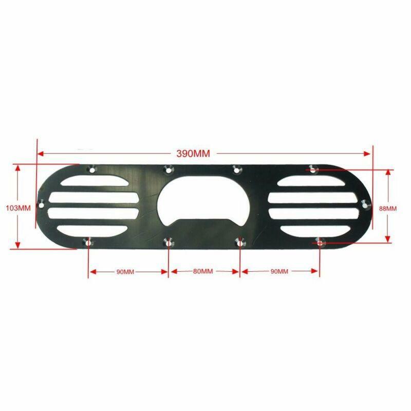 Suitable for GM black 2-piece racing rear bumper racing air transfer diffuser panel - n