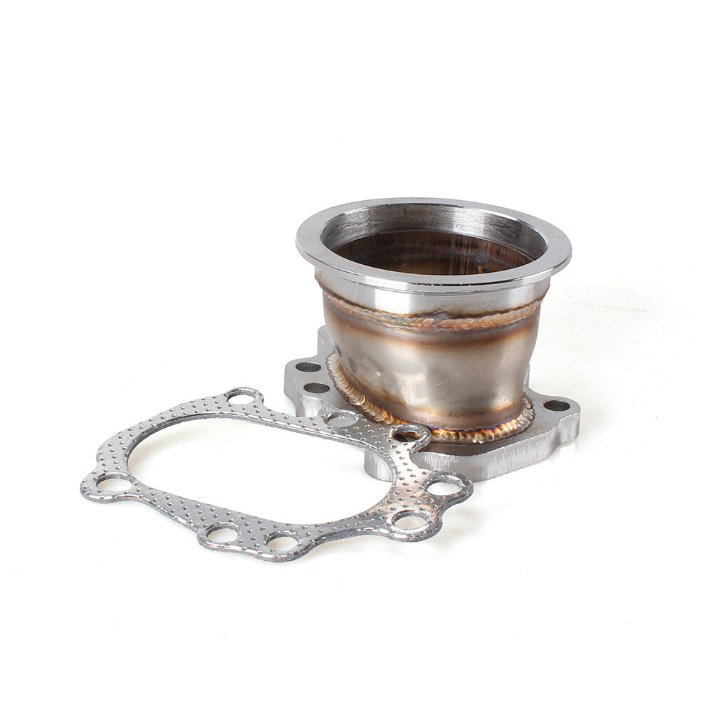 3 to 8 Bolt V Band Dump Turbo Adaptor Flange Kit For T25 T28 GT25 GT28 Q