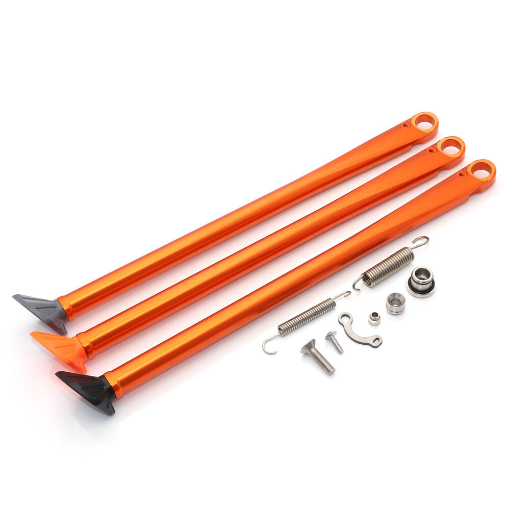 Set CNC Side Stand Kickstand For 150 200 250 300 XC 450 500 530 EXC 400 XCW Q