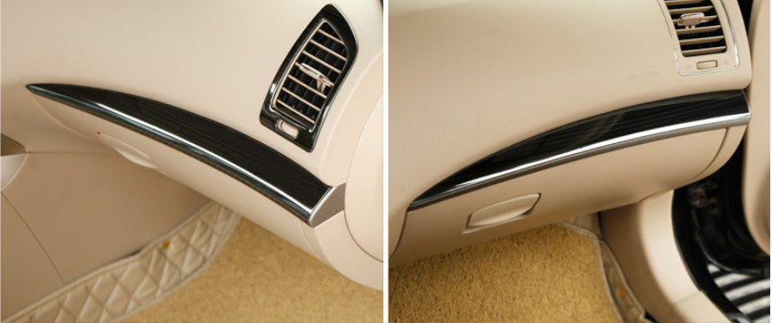 for Nissan Teana Altima 2013-18 Black interior central console dashboard strips