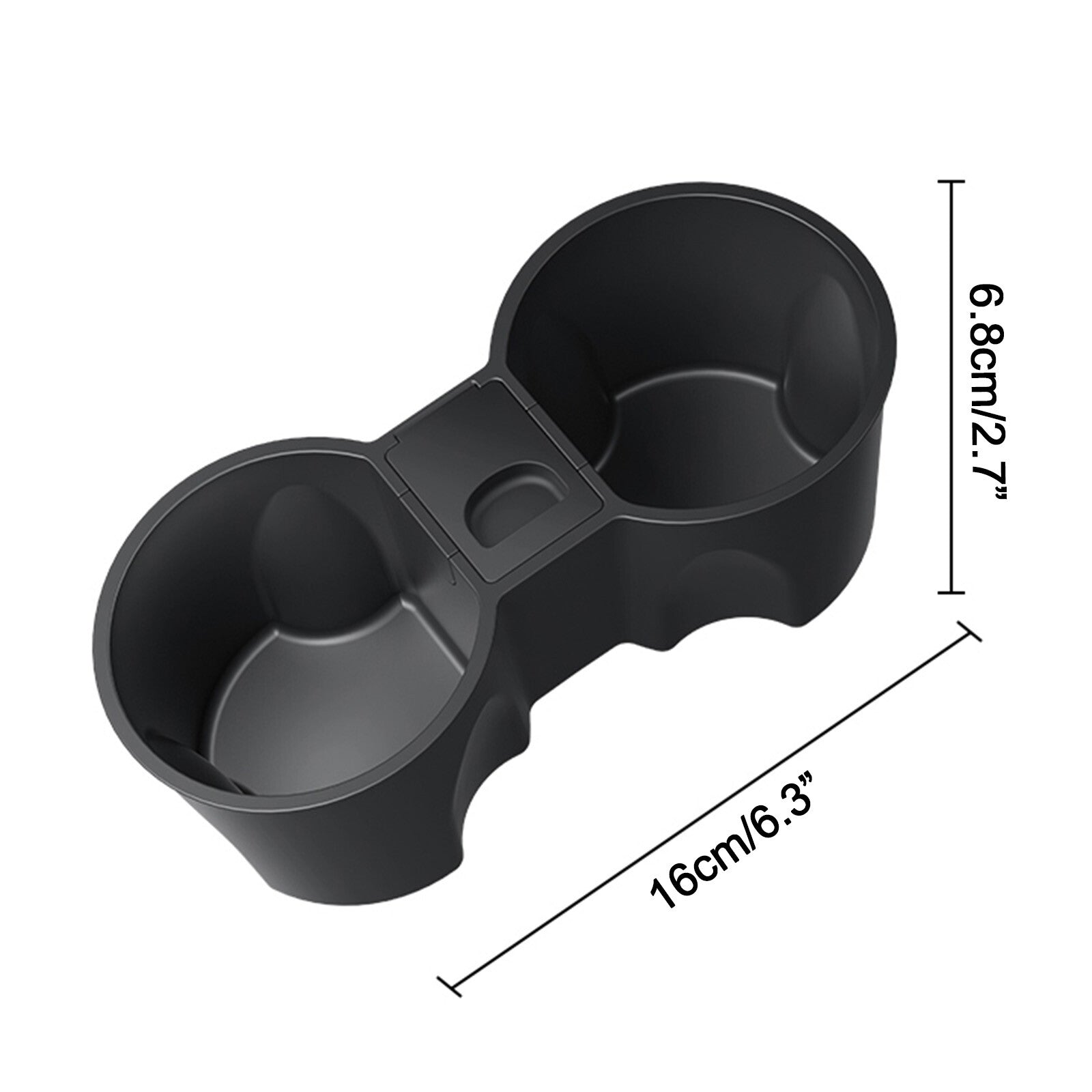 for Tesla Model 3 Y 2021-2023 Storage Box Car Water Cup Holder Limiter Non-Slip Q